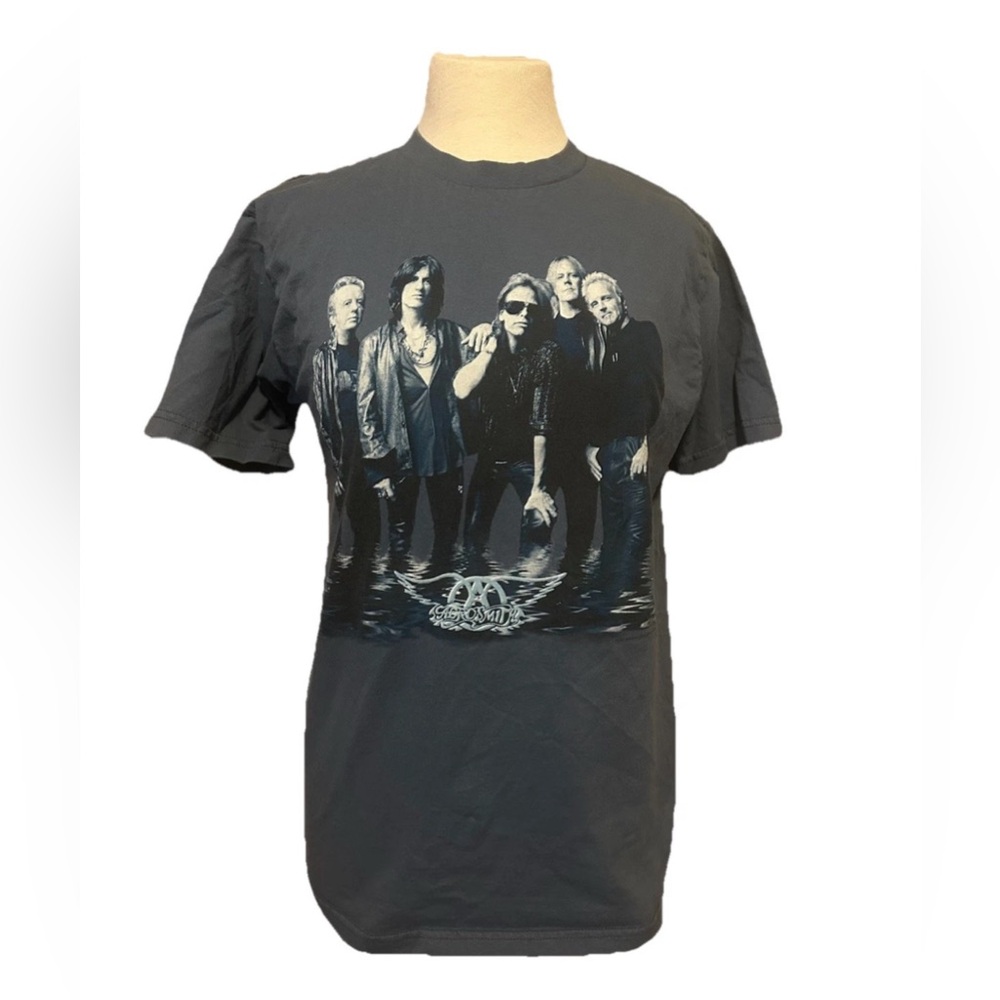 Vintage Aerosmith Just Push Play 2001 T Shirt Y2K Medium Unisex